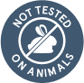 Not tested on animals